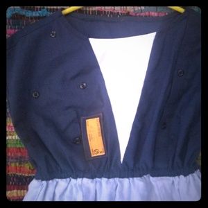 Union Made Vintage Industrial Chic Factory Dress